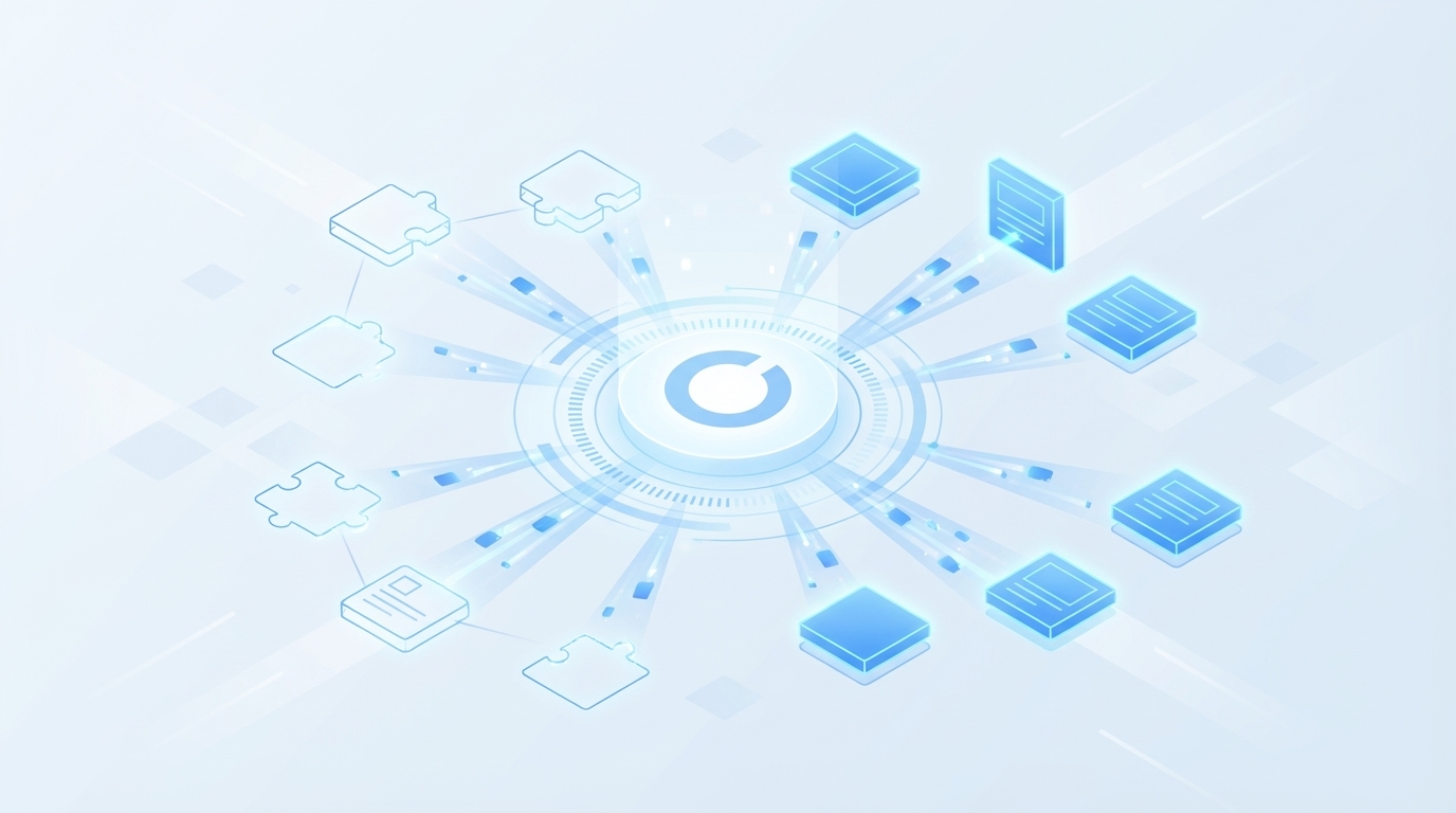 Solution: How Oleno Accelerates Gap Detection And Execution Without Adding Headcount concept illustration - Oleno