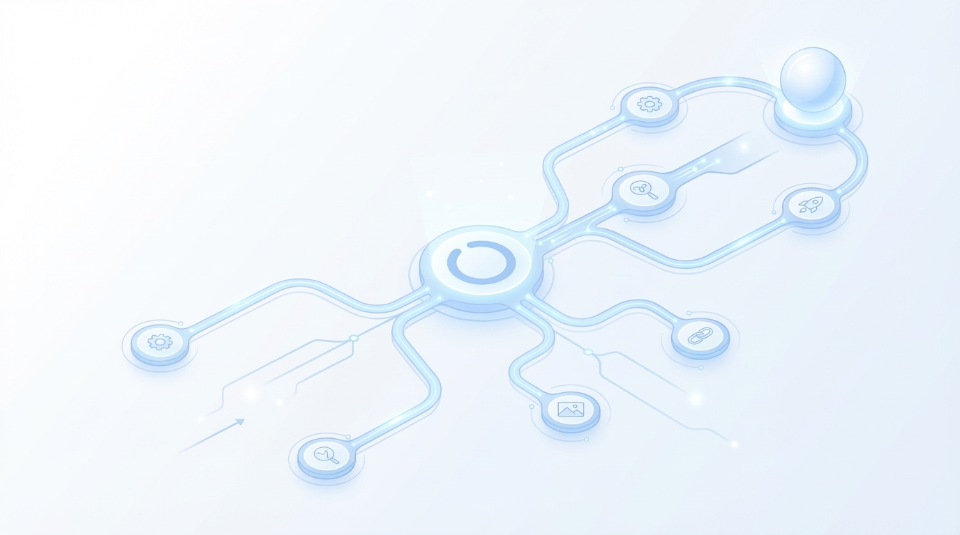 How Oleno Turns Audits Into A Continuous System concept illustration - Oleno