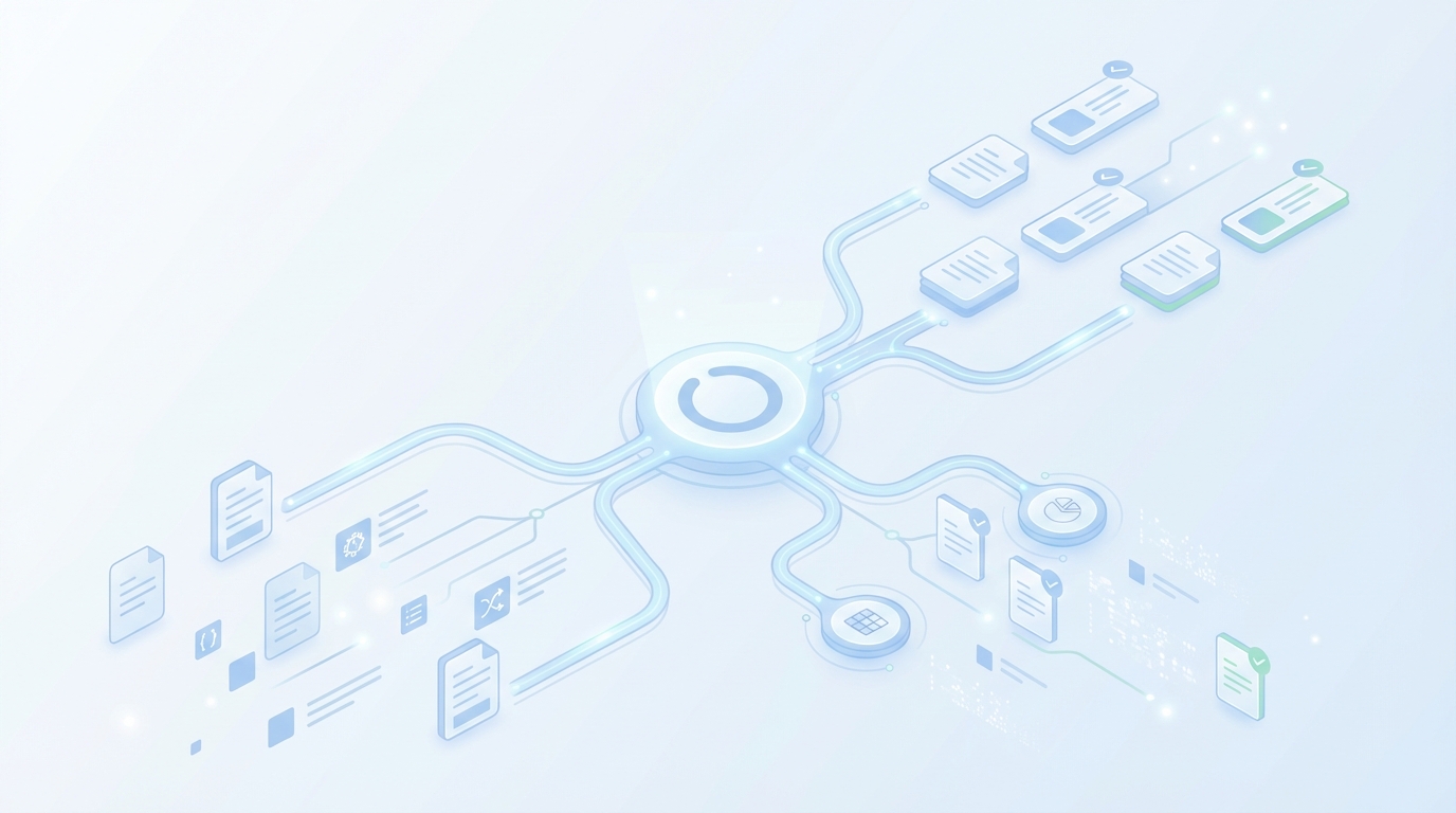 How Oleno Enforces Governance Without Slowing Teams Down concept illustration - Oleno