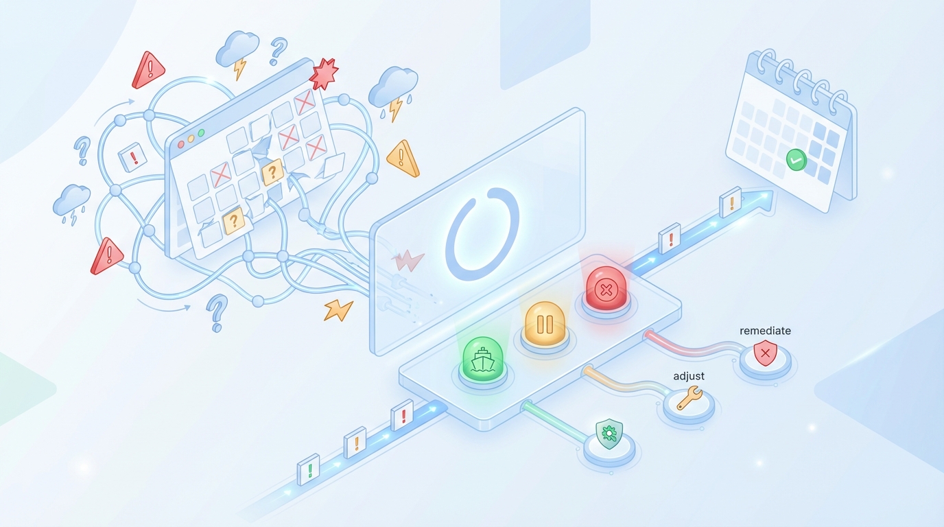 The Stress Of Unpredictable Publishing Weeks concept illustration - Oleno