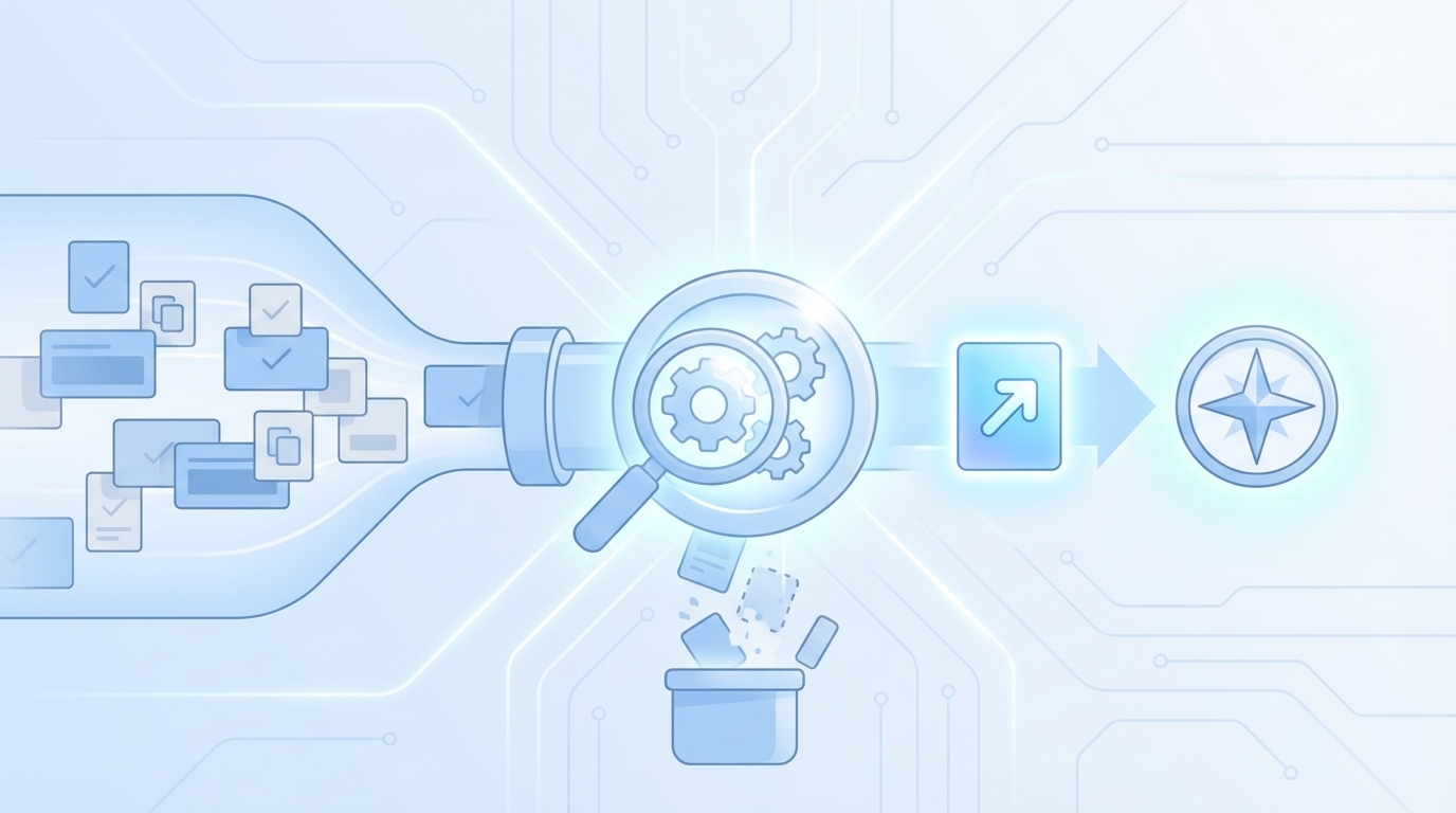 Detect Redundancy And Run Information-Gain Checks concept illustration - Oleno