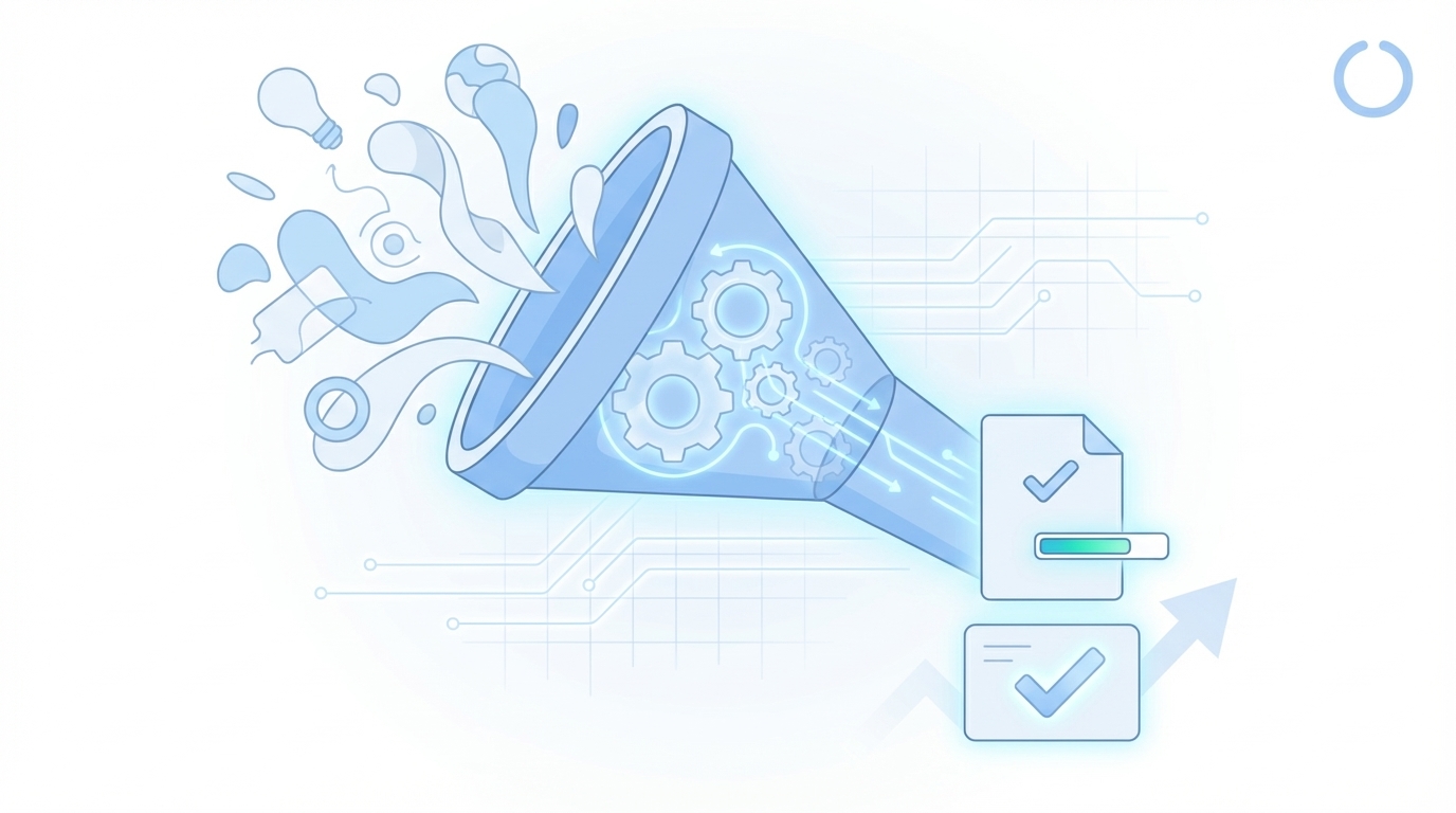 How Oleno Supports an Authority Scorecard Without Becoming Analytics concept illustration - Oleno