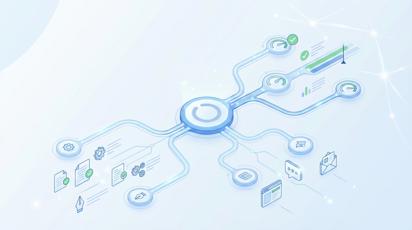 How Oleno Implements SLI/SLO‑Driven Content Operations concept illustration - Oleno