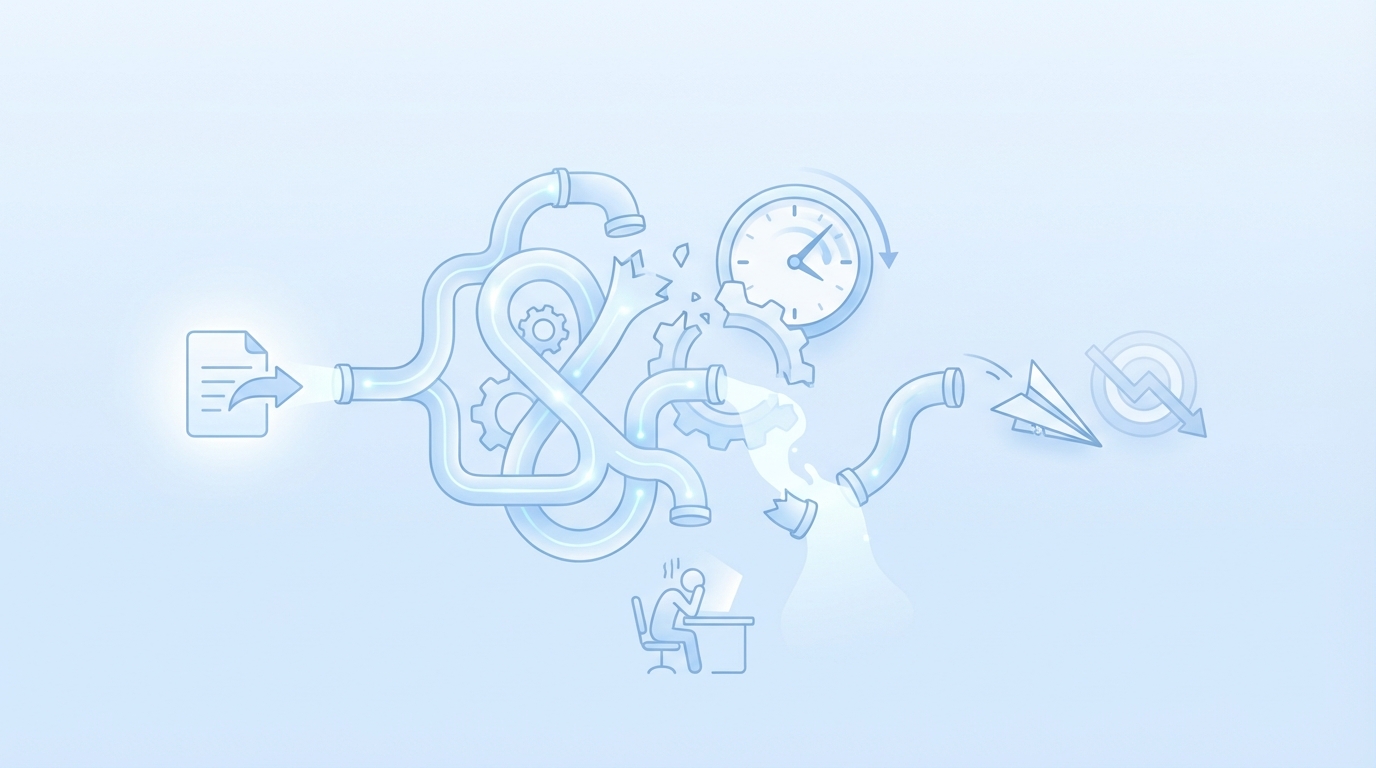 What It Feels Like When The Economics Are Broken for Content unit economics concept illustration - Oleno