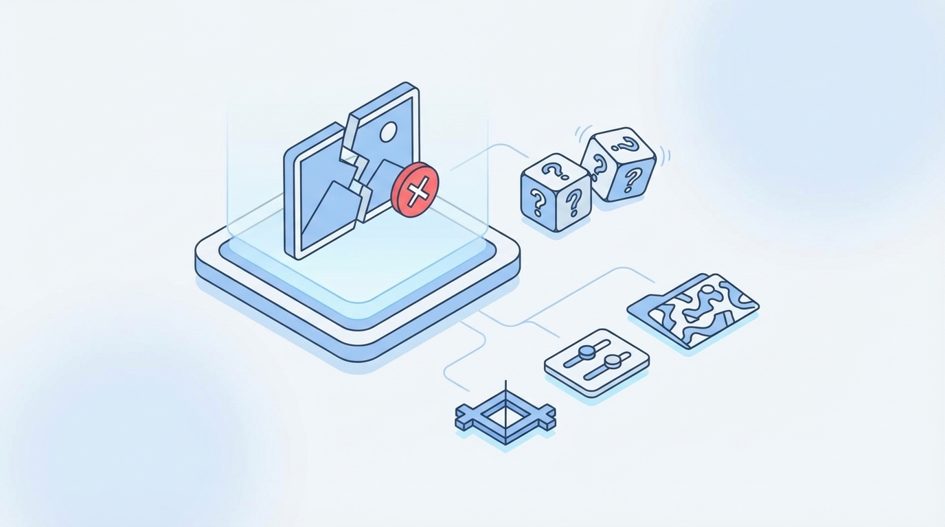 The Frustration Of Publishing Images You Do Not Trust concept illustration - Oleno