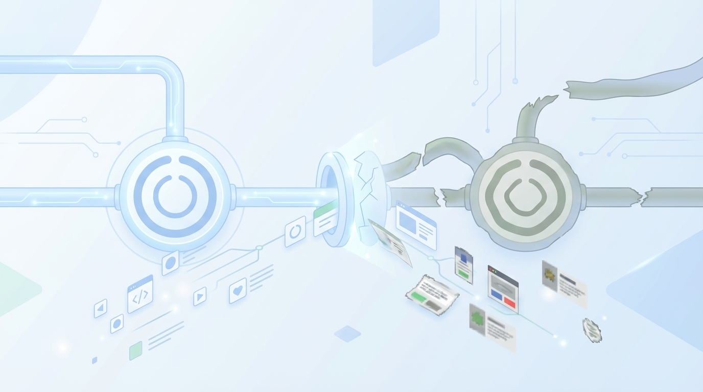 When The Image Lands Off Brand You Feel It Immediately concept illustration - Oleno