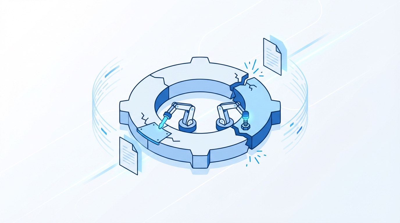 The Frustration Of Fixing The Same Issues Over And Over concept illustration - Oleno