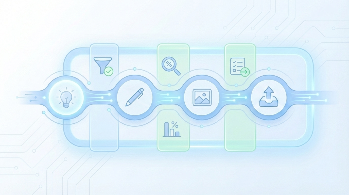 How Oleno Enforces Information Gain Across Your Pipeline concept illustration - Oleno