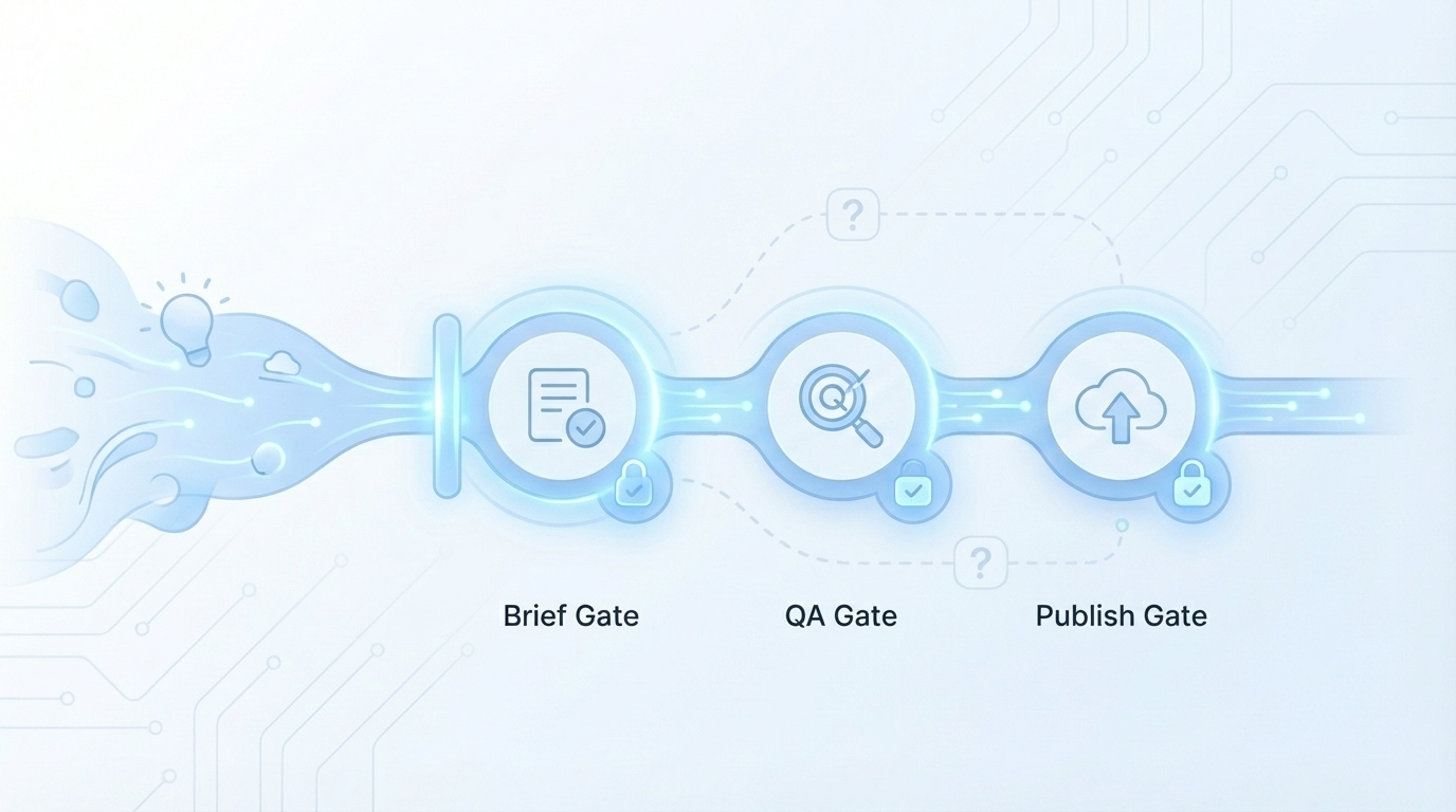 Make Originality A Gate, Not A Guideline concept illustration - Oleno