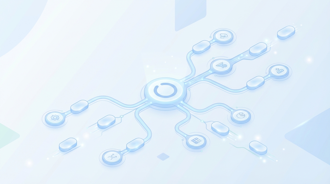 In Practice, How Oleno Makes The Playbook Real Without The Quarterly Reset concept illustration - Oleno