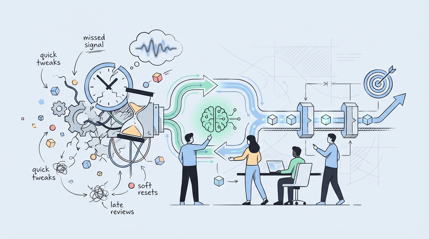 The Real Cost Of Fragmented Demand Generation Shows Up In Time And Missed Signal concept illustration - Oleno