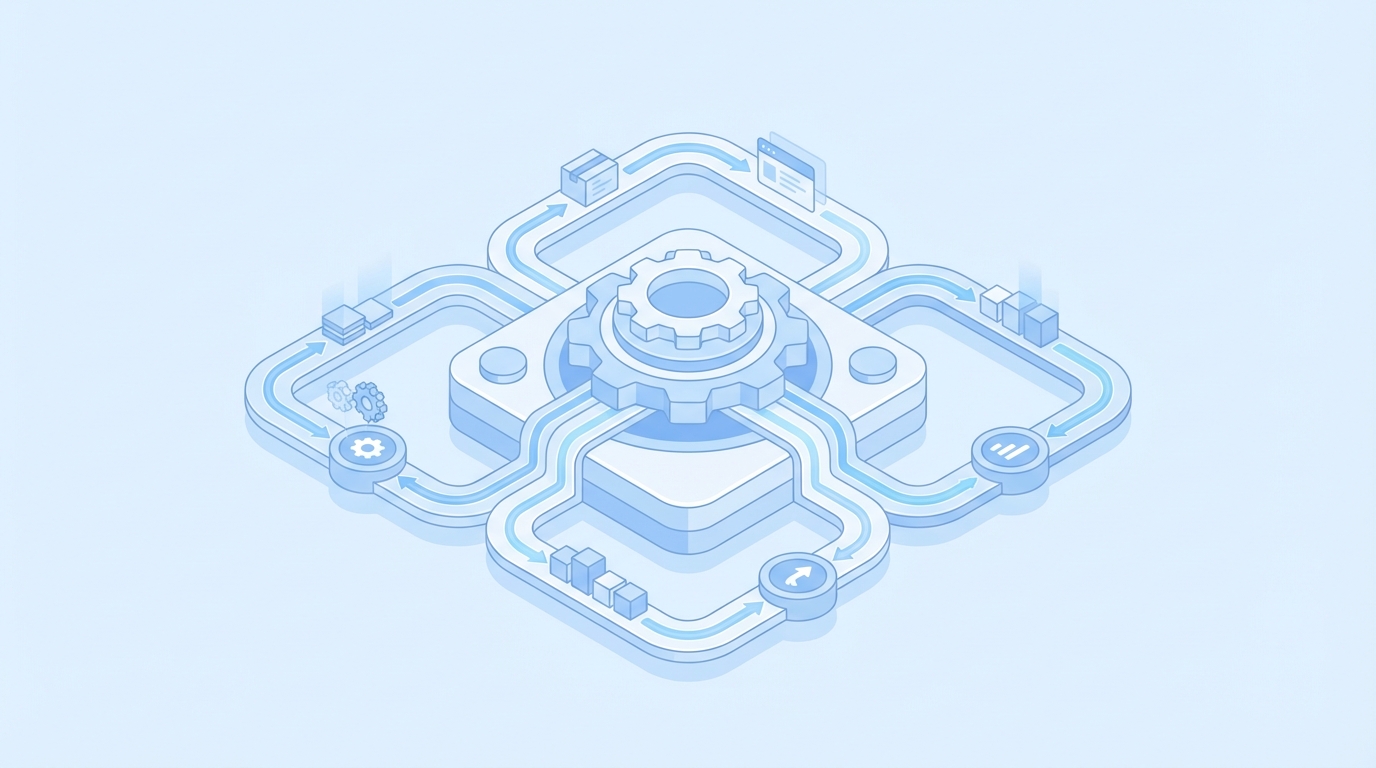 How Category Leaders Build An Execution Layer That Actually Compounds concept illustration - Oleno