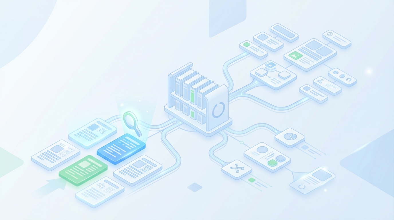 How to Build an Exemplar Library for Brand Voice That Scales concept illustration - Oleno