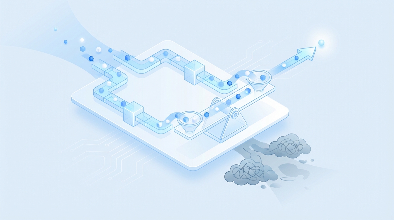 How To Evaluate The Two Models Without Getting Stuck In Opinions concept illustration - Oleno