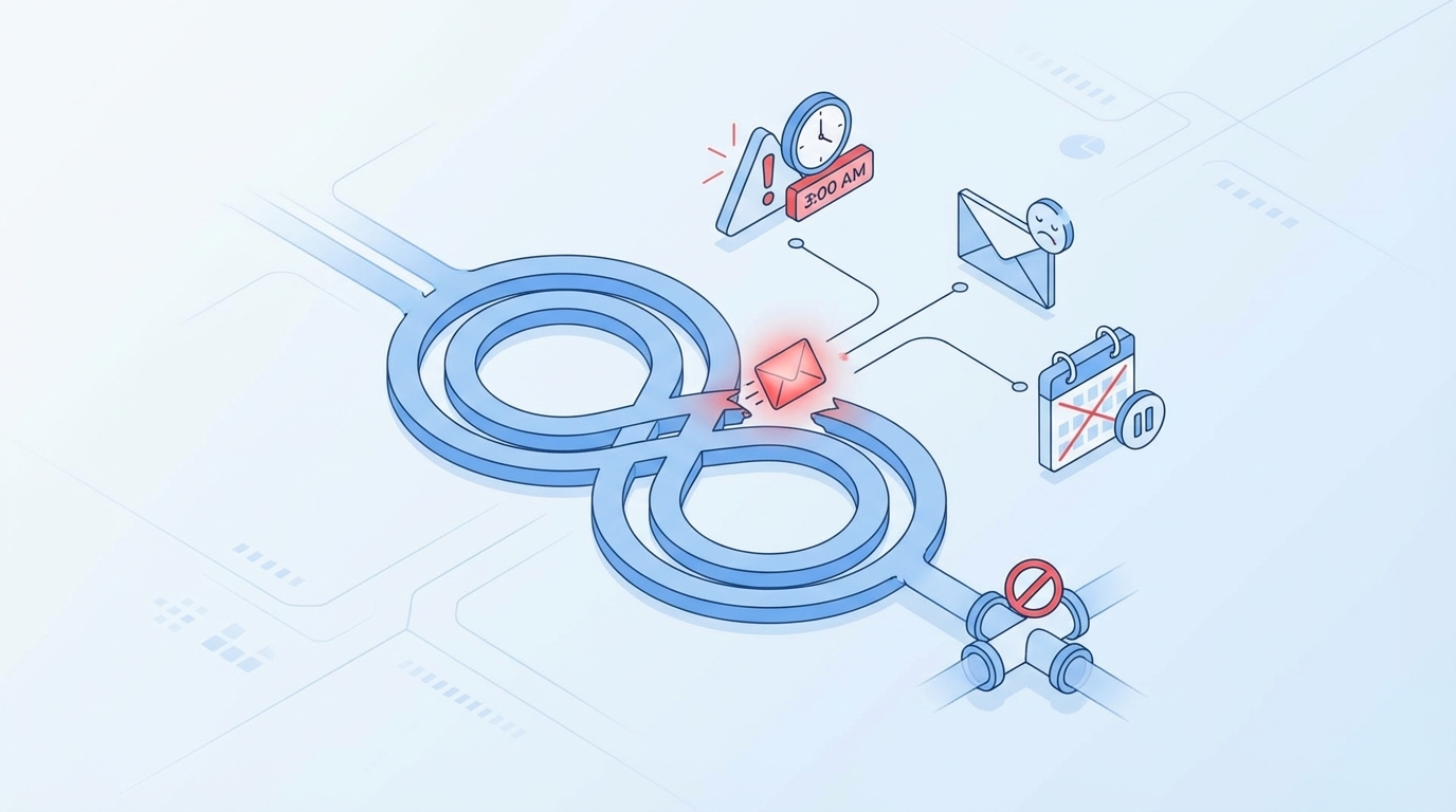 What It Feels Like When Errors Slip Through concept illustration - Oleno