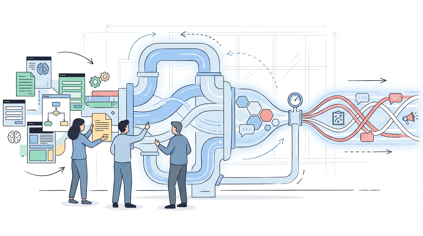 How To Evaluate Oleno Or HubSpot AI Tools Without Getting Sold To concept illustration - Oleno