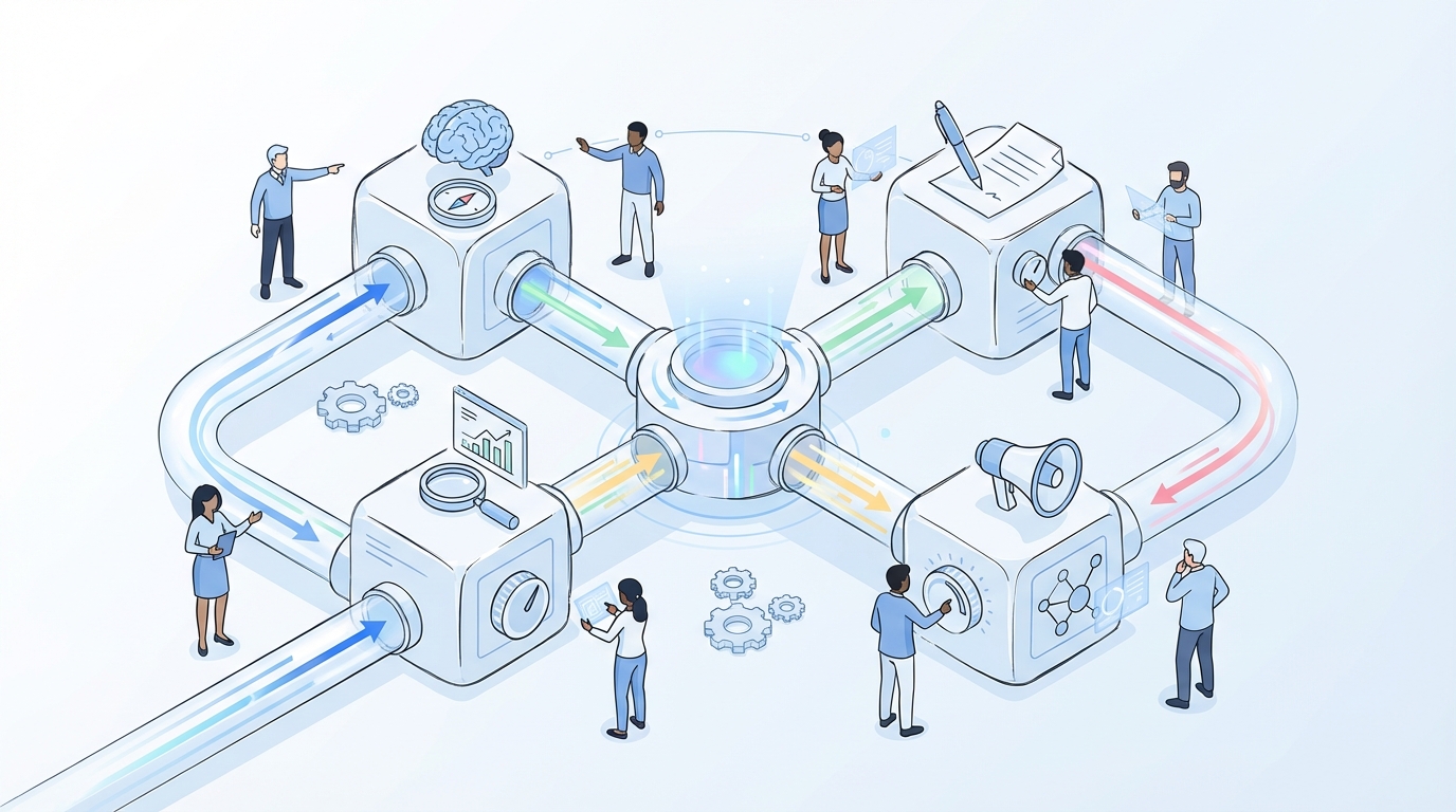 Why Most Teams Fail to Create a Successful Content Engine concept illustration - Oleno