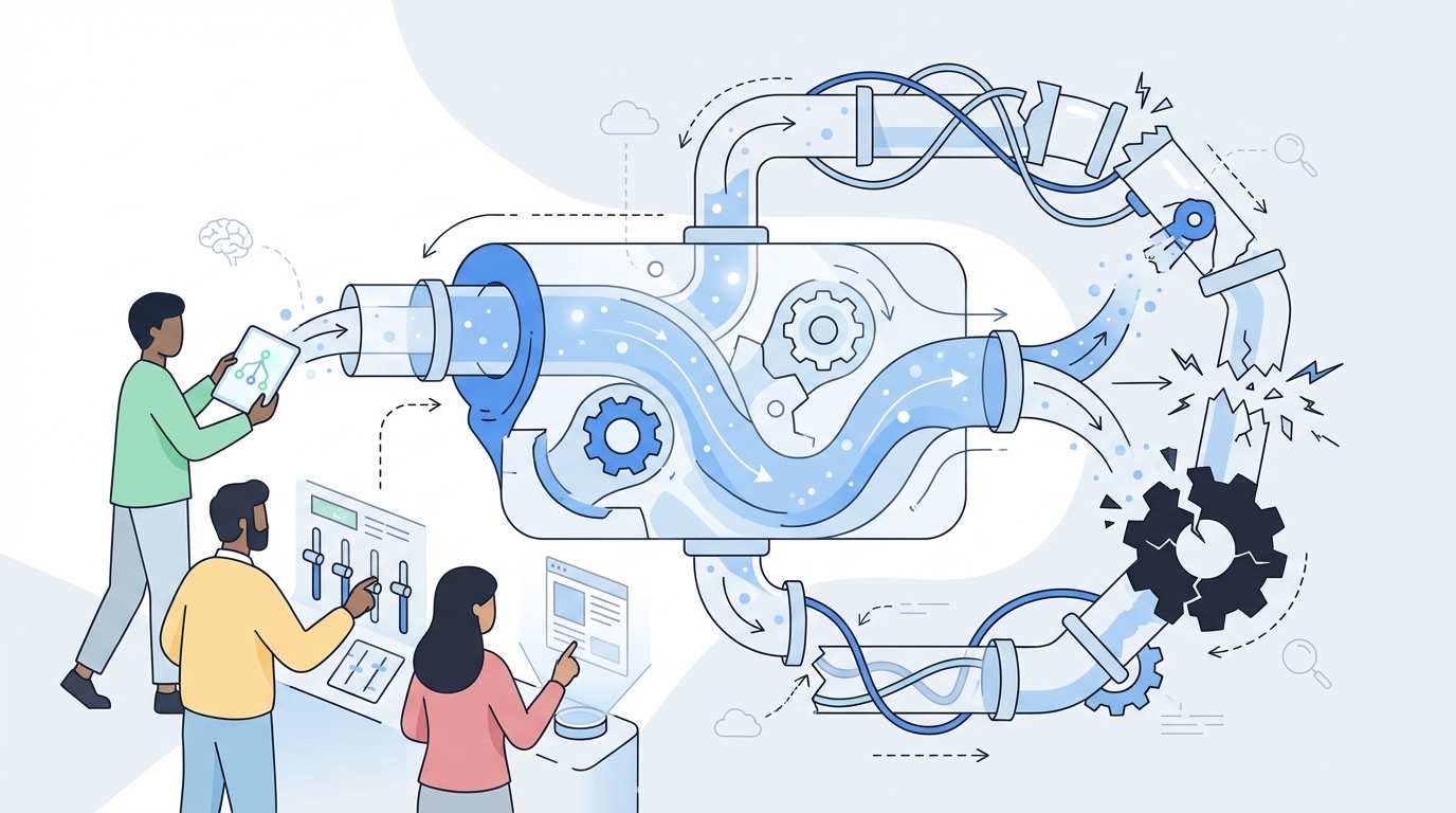 Why how growth SaaS teams approach AI content quality usually breaks first concept illustration - Oleno