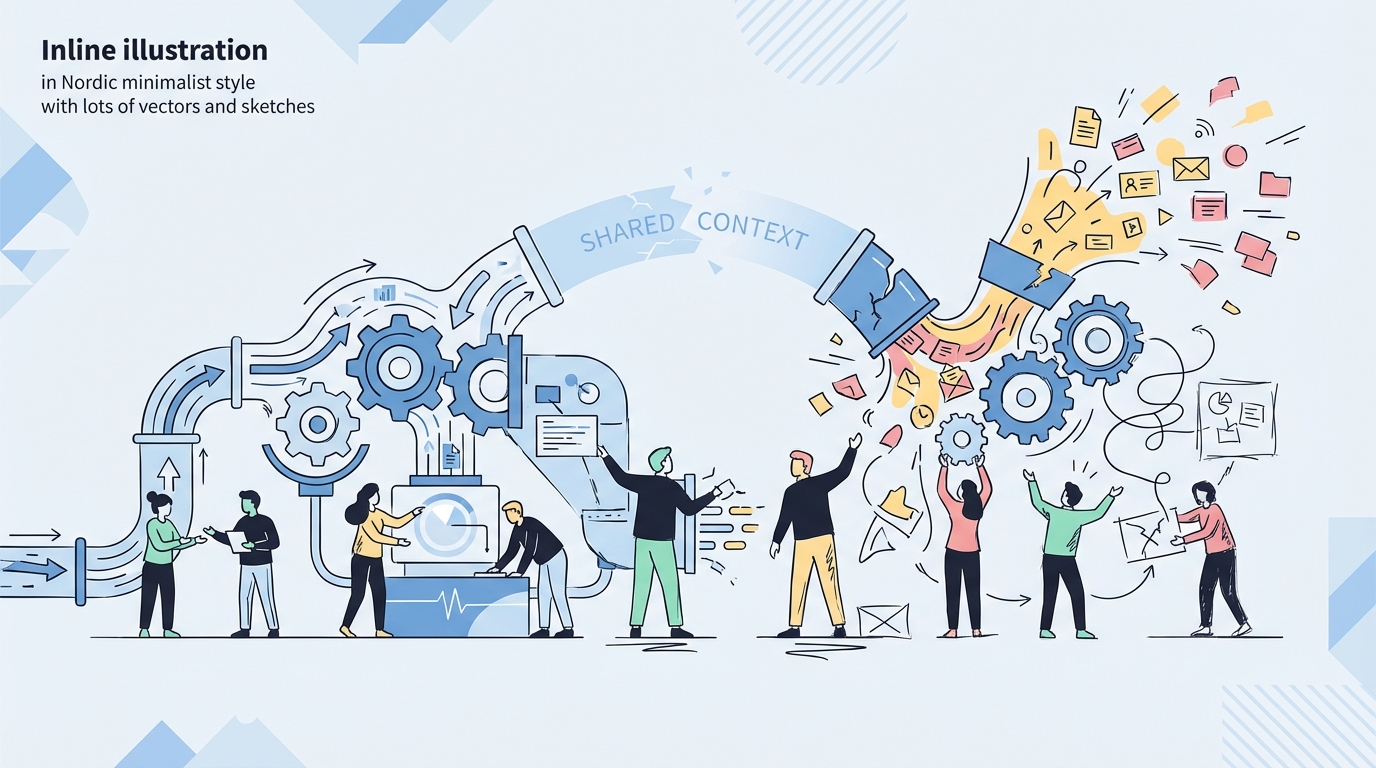 Where Content Signoff Breaks For Agencies concept illustration - Oleno