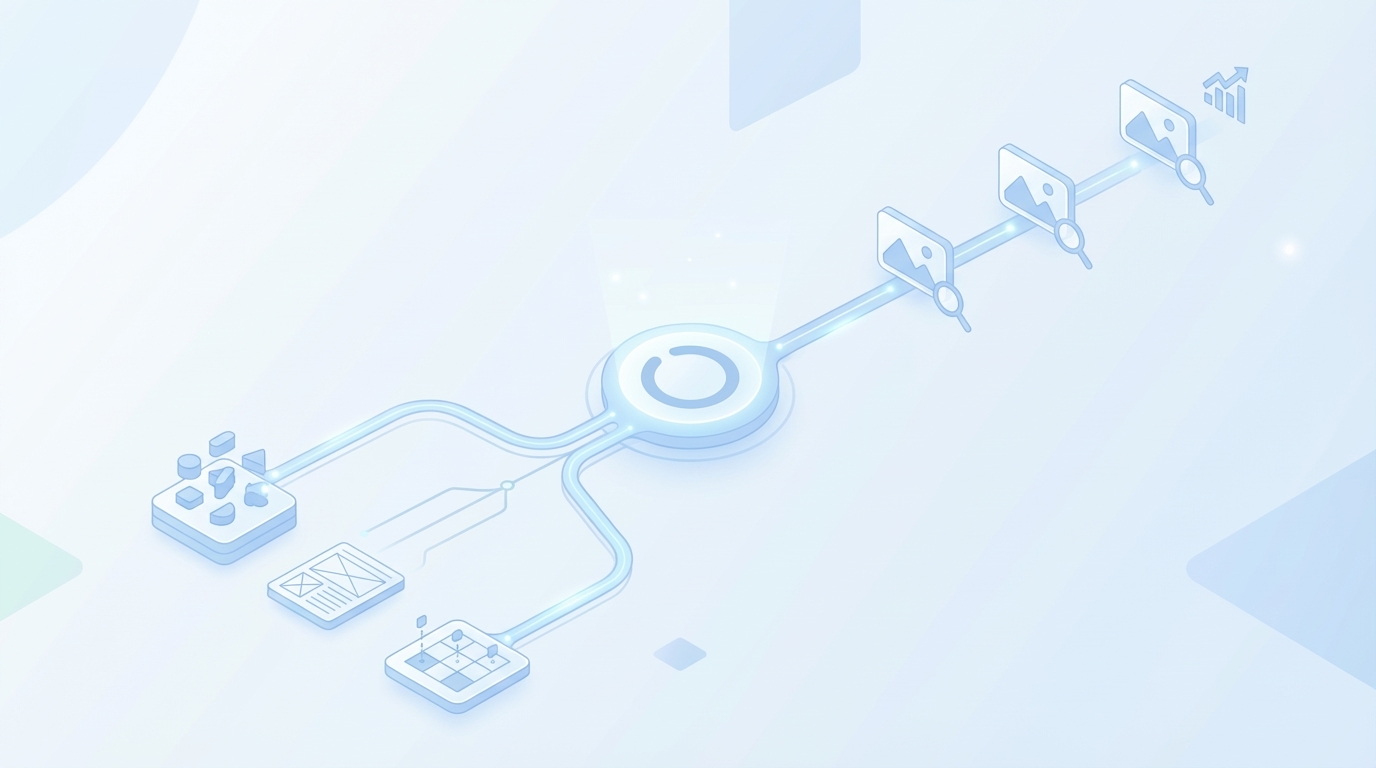 How Oleno Automates Brand-Consistent, SEO-Ready Images concept illustration - Oleno