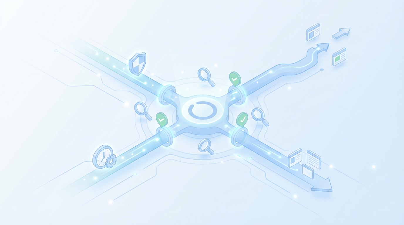 How Oleno Operationalizes Your Hybrid Model Strategy In Content Pipelines concept illustration - Oleno