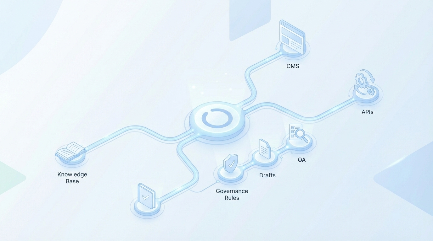 How Oleno Surfaces And Verifies Content Provenance Across Your CMS And APIs concept illustration - Oleno