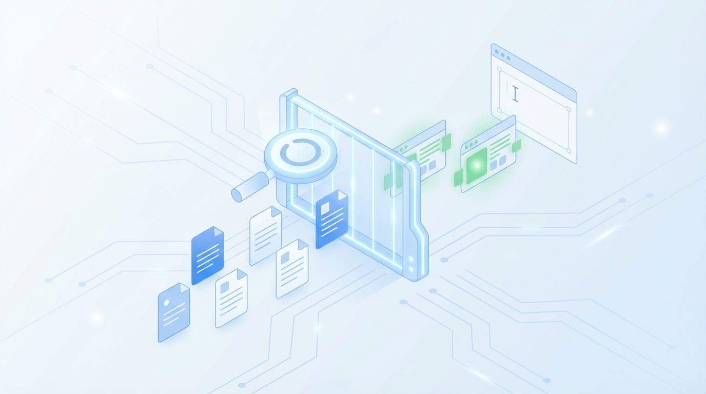 How Oleno Enforces Information Gain Before Anyone Writes concept illustration - Oleno