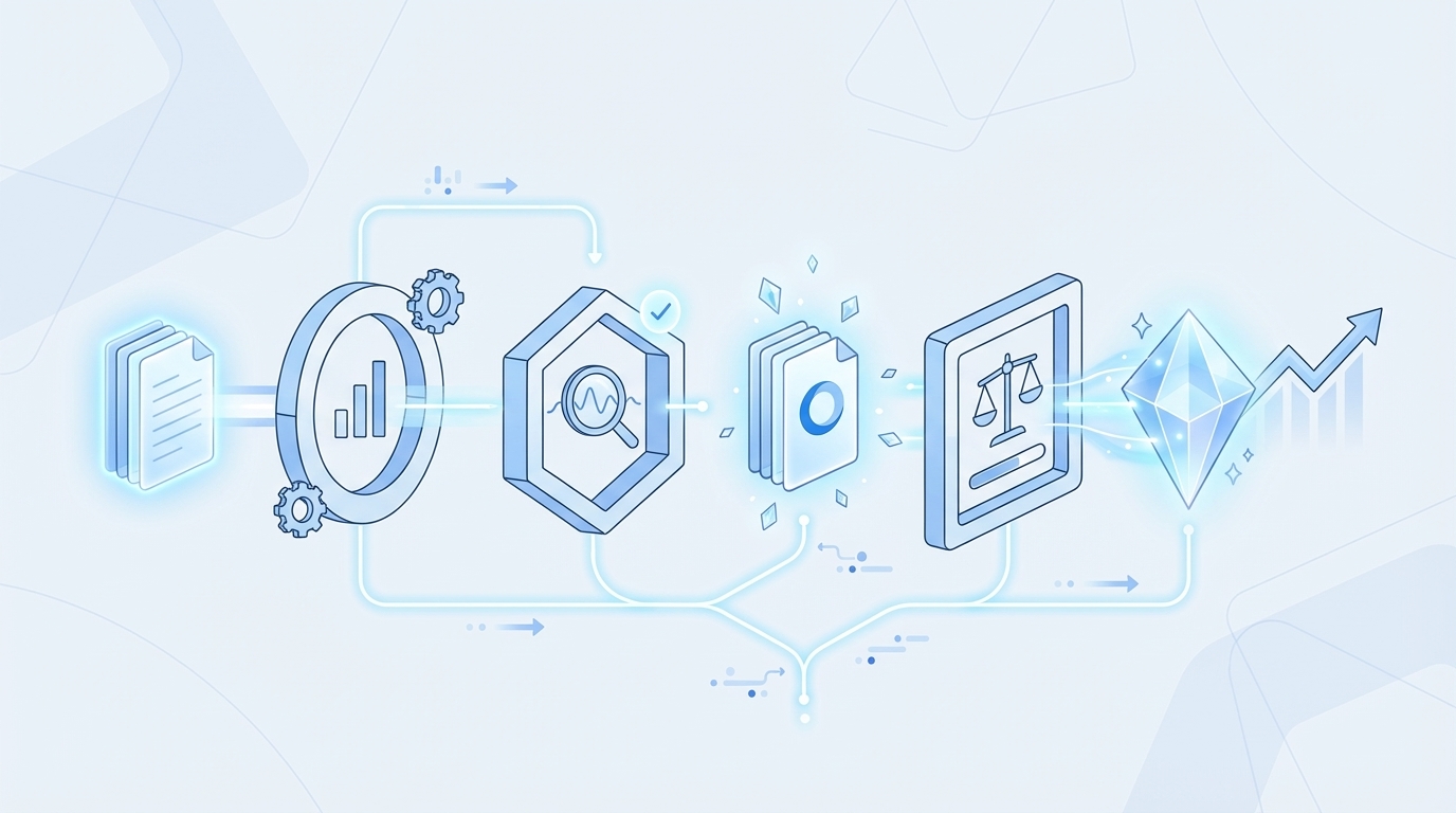 How To Operationalize Information-Gain Briefs With Measurable Gates concept illustration - Oleno