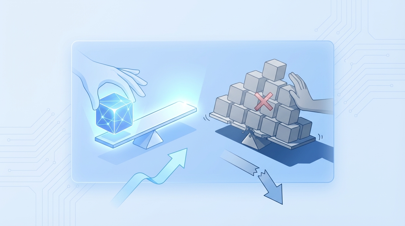 If It Doesn’t Add Something New, It Hurts Trust concept illustration - Oleno