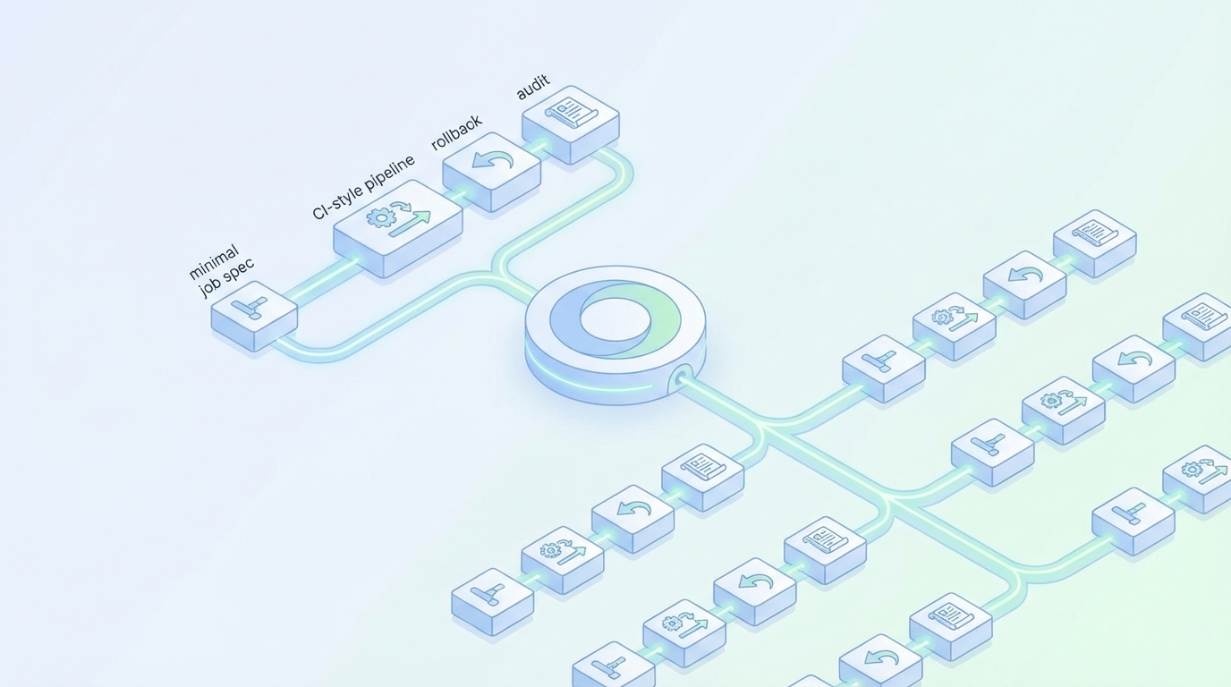 How To Implement Jobs-as-Code for Content concept illustration - Oleno