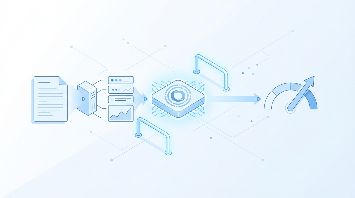 How To Build LLM-Powered Lead Scoring, Safely concept illustration - Oleno