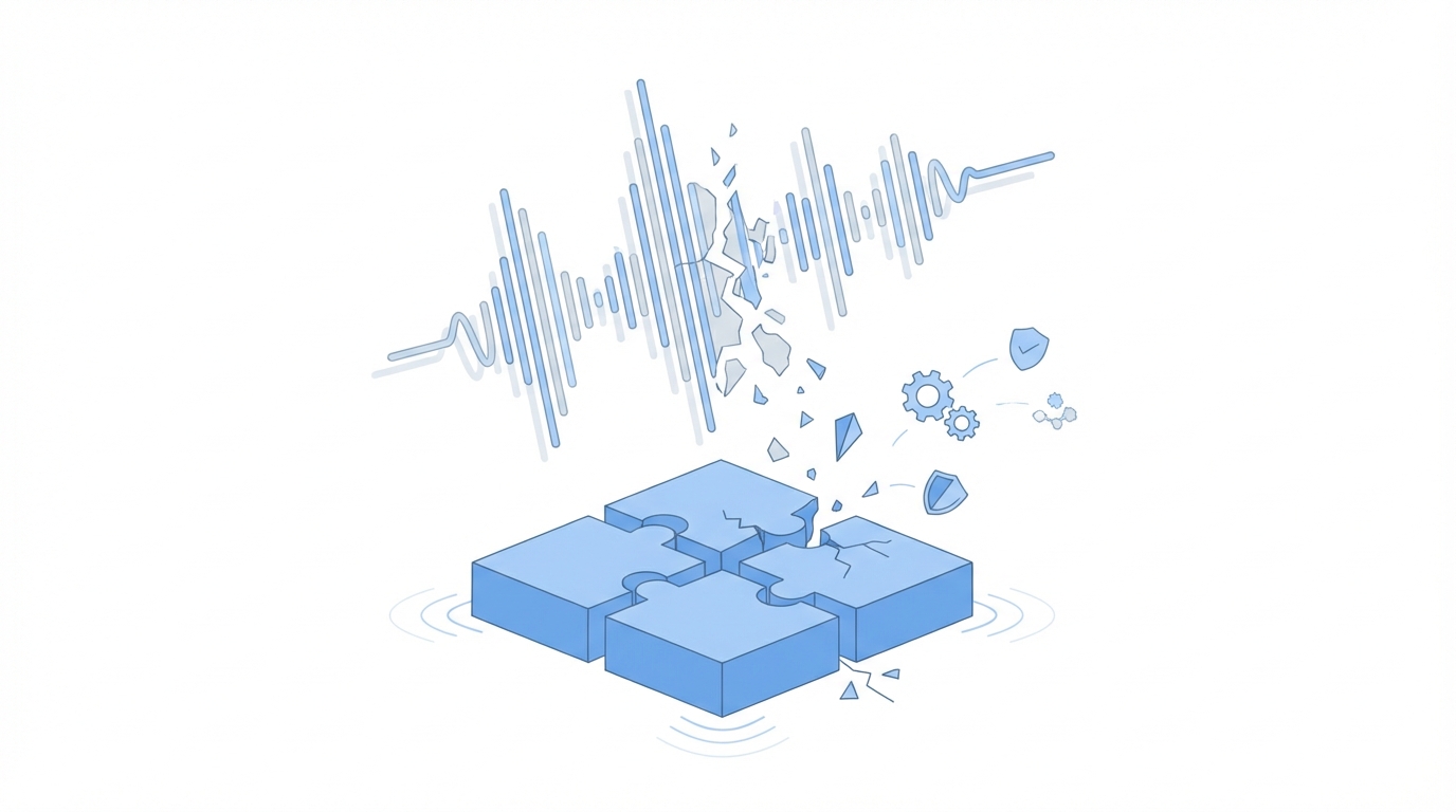 When Voice Misses, Trust Slips Fast concept illustration - Oleno