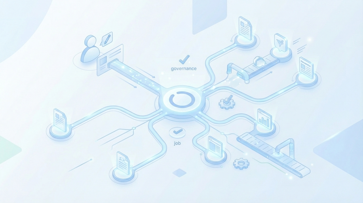 How Oleno Runs A One-Writer Content System concept illustration - Oleno