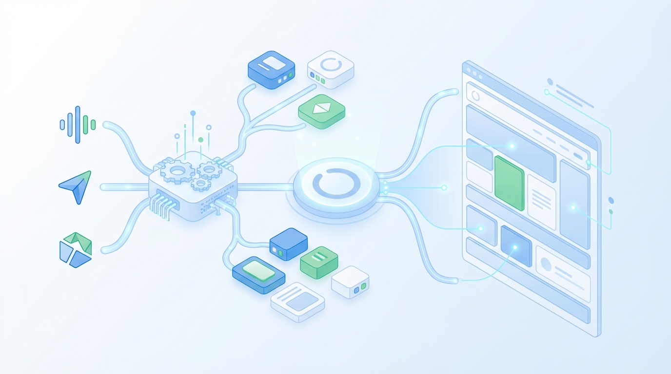 How Oleno Operationalizes Componentized Content At Scale concept illustration - Oleno