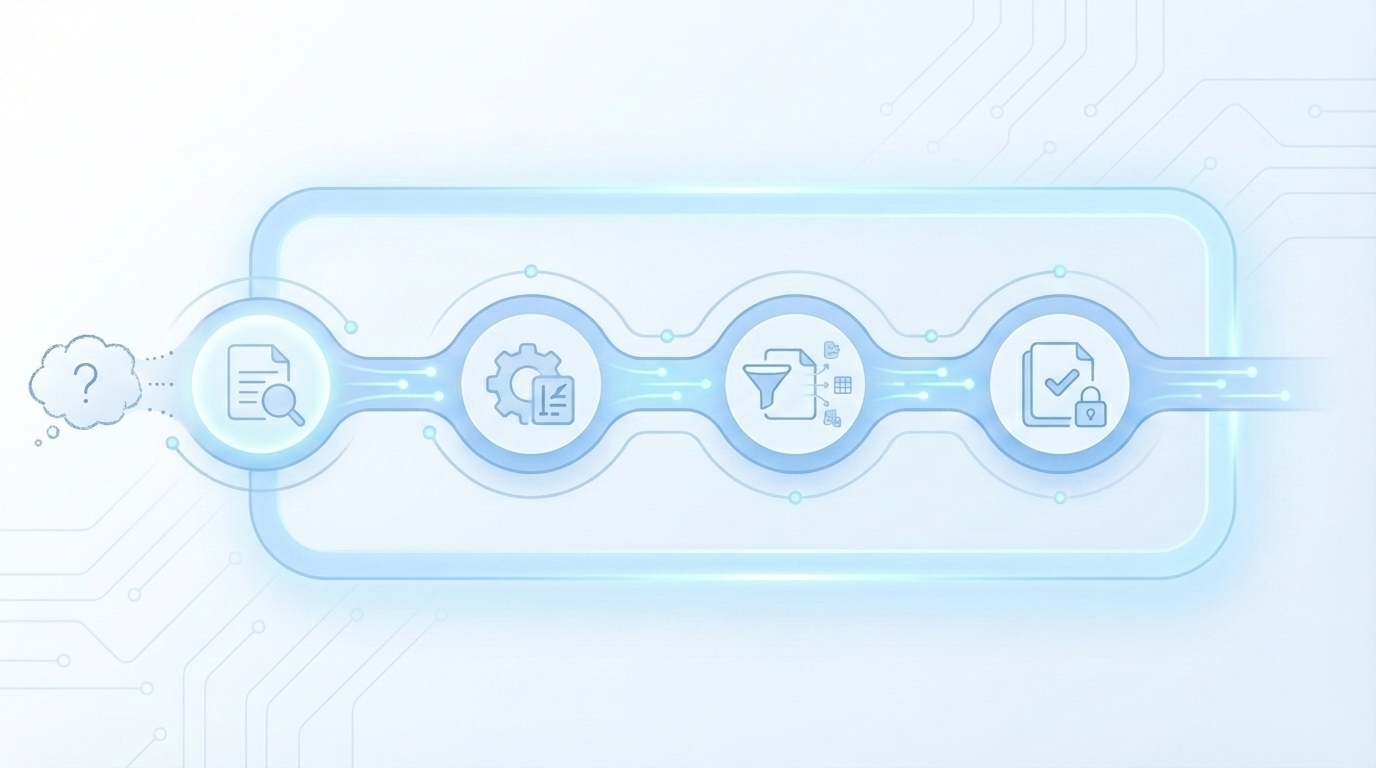 Make Drafting Boringly Reliable concept illustration - Oleno