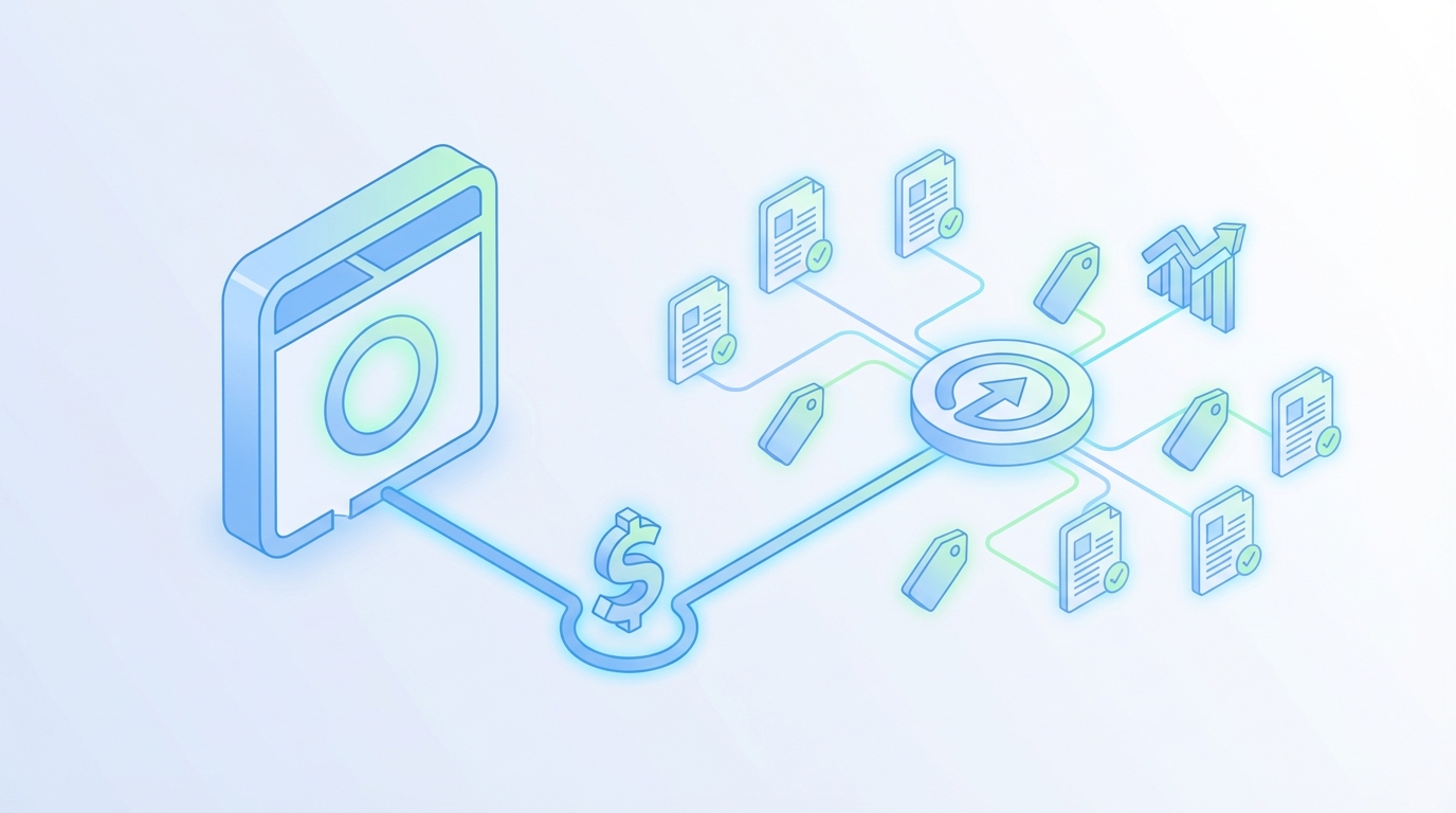 Pricing and ROI: Cost per Published, On-Brand Article concept illustration - Oleno