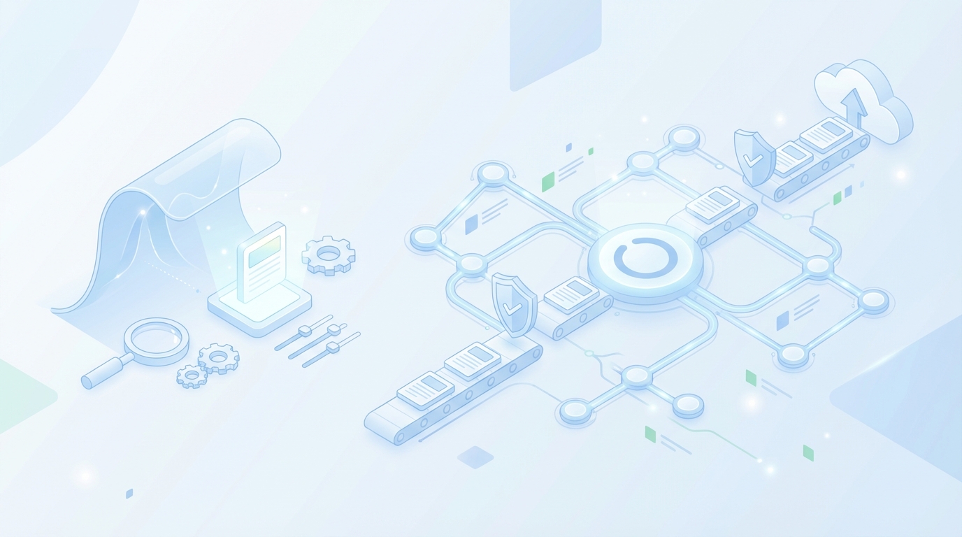 Surfer vs Oleno: optimizer vs producer concept illustration - Oleno