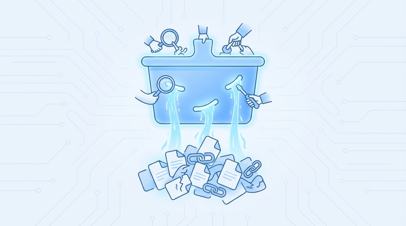 What Manual QA Really Feels Like For Your Team concept illustration - Oleno