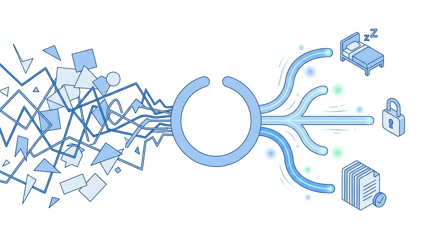 The Moment Everything Clicks For Teams concept illustration - Oleno