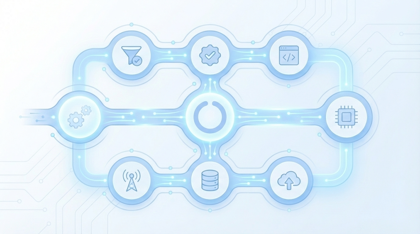 How Oleno Automates the 9 Steps End to End concept illustration - Oleno