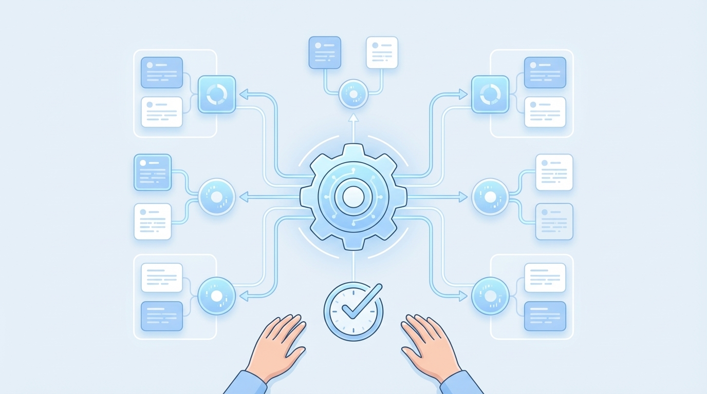 You Don’t Have Time to Babysit Drafts Forever concept illustration - Oleno