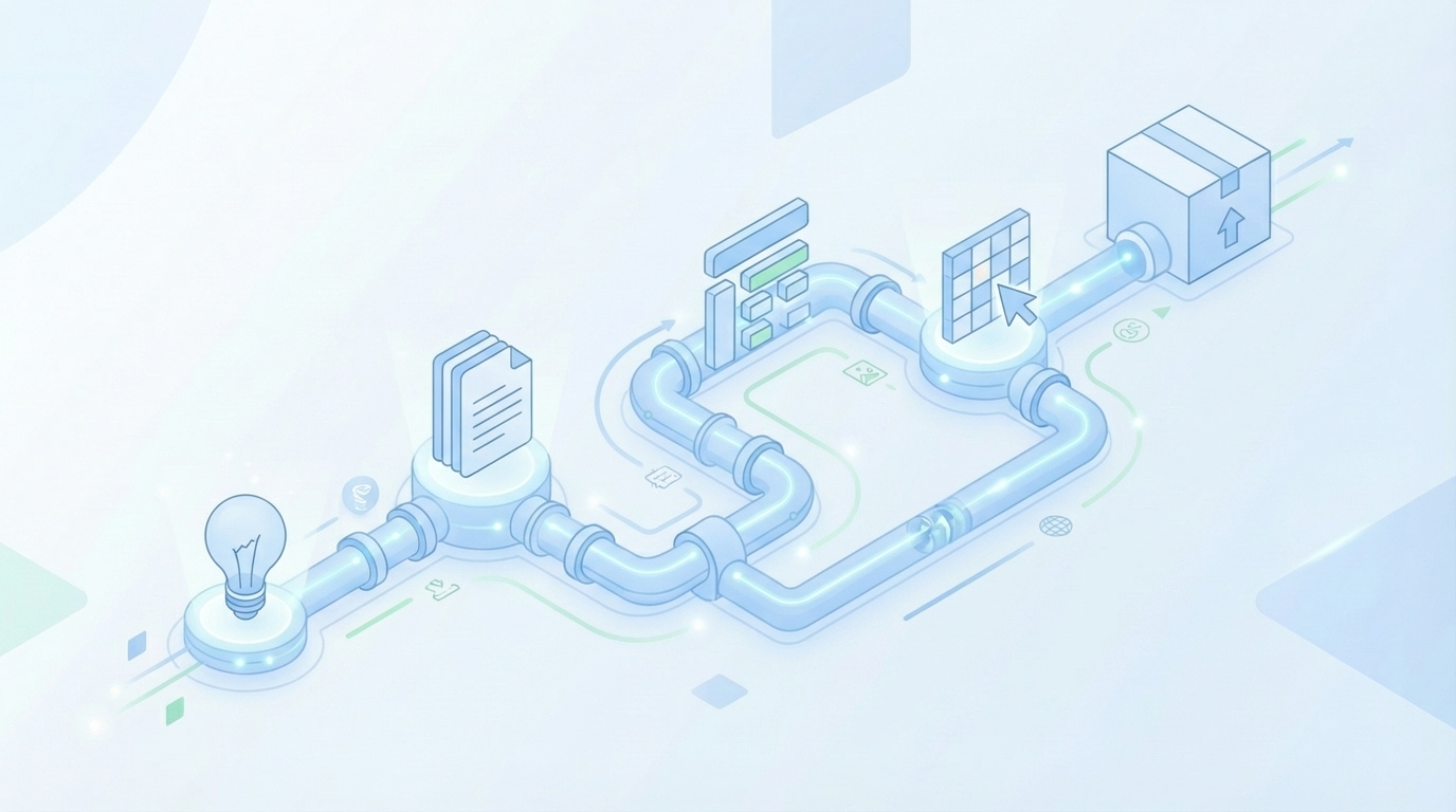 How Oleno Automates This Pipeline End to End concept illustration - Oleno