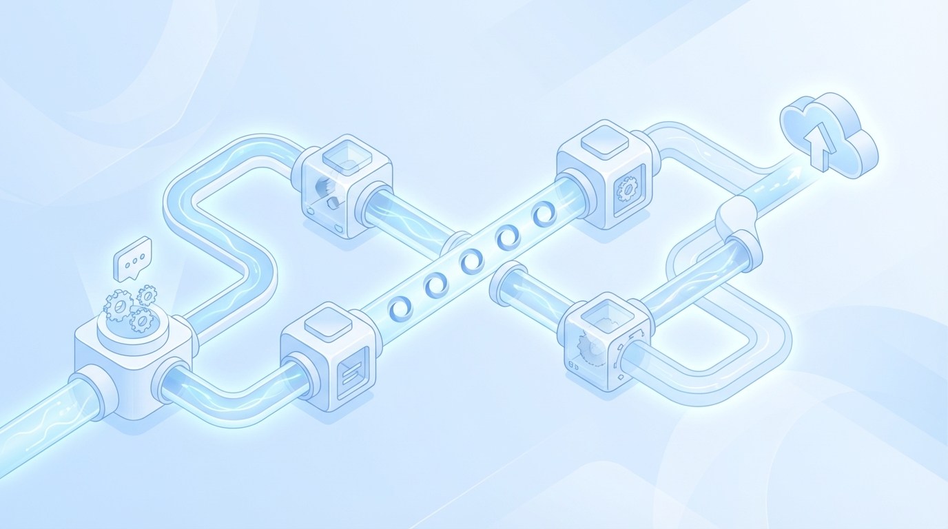 How Oleno Automates The Pipeline End To End concept illustration - Oleno