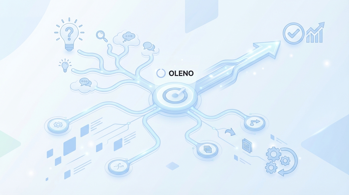 A Practical Way To Choose And Combine Both Approaches concept illustration - Oleno