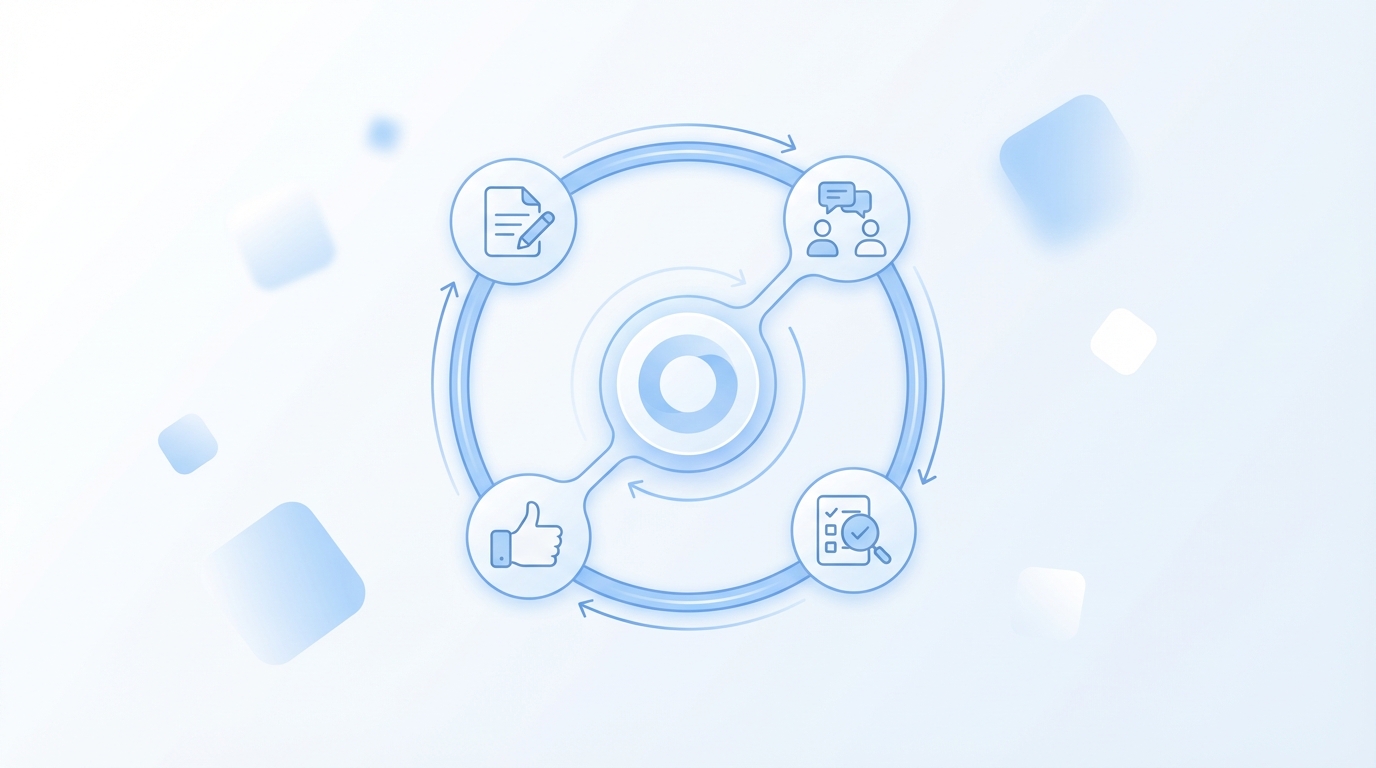 How Oleno Operationalizes Your Peer Editorial Rotation concept illustration - Oleno