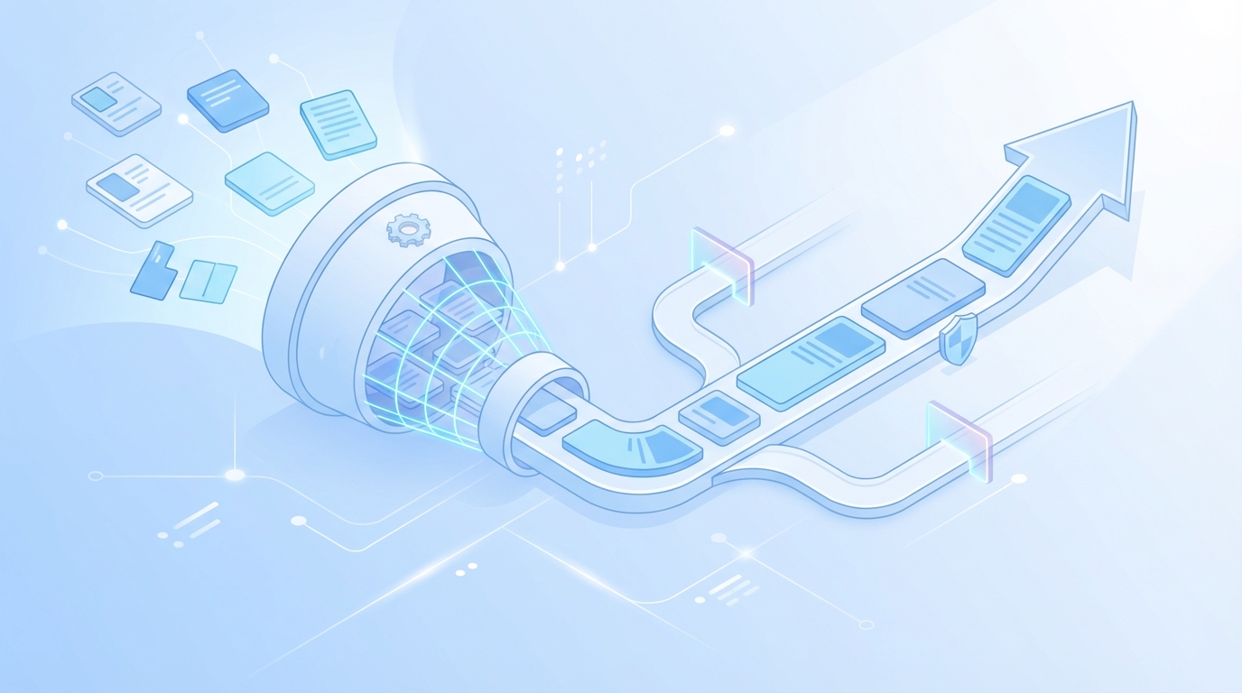 How Oleno Automates Consolidation and Slotting to Prevent Cannibalization concept illustration - Oleno