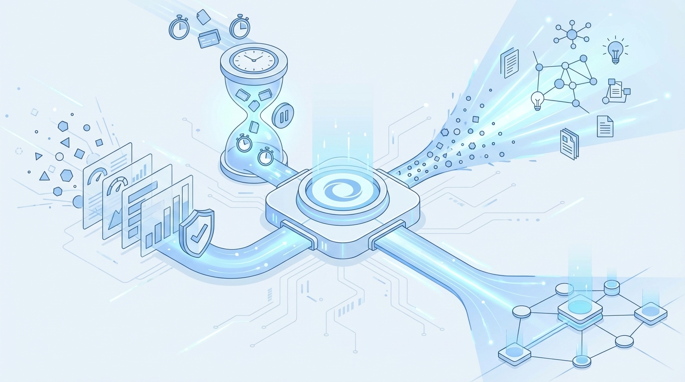 How Oleno Automates Coverage Scoring, Cooldowns, And Information Gain concept illustration - Oleno
