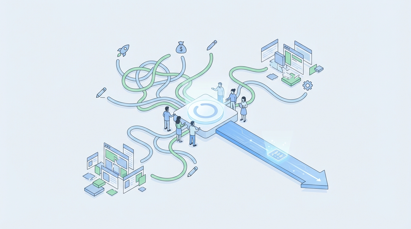 The Small Team Reality And The Switching Cost concept illustration - Oleno