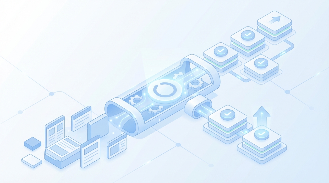 How Oleno Turns Templates Into A Governed, Publish‑Ready System concept illustration - Oleno