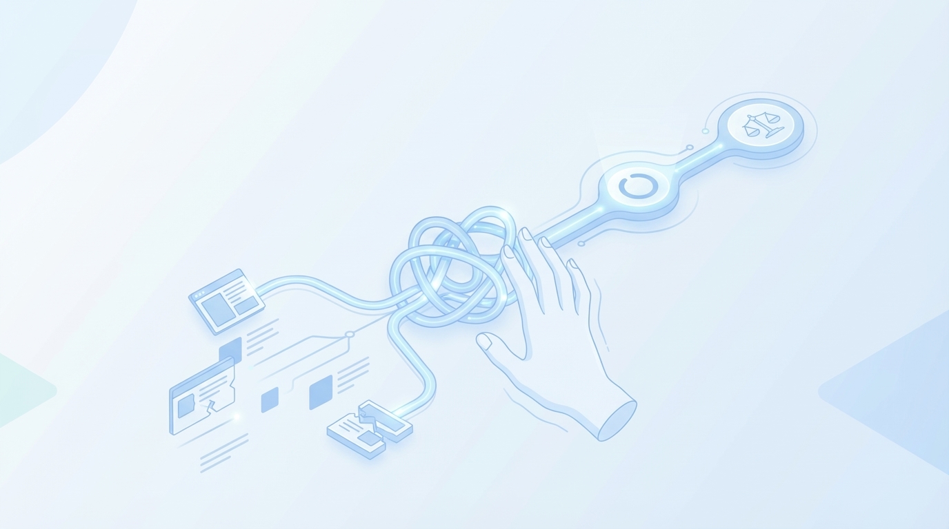 The Human Friction You Feel Every Week concept illustration - Oleno